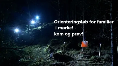 Åben orienteringstræning i mørke i Aabjergskoven